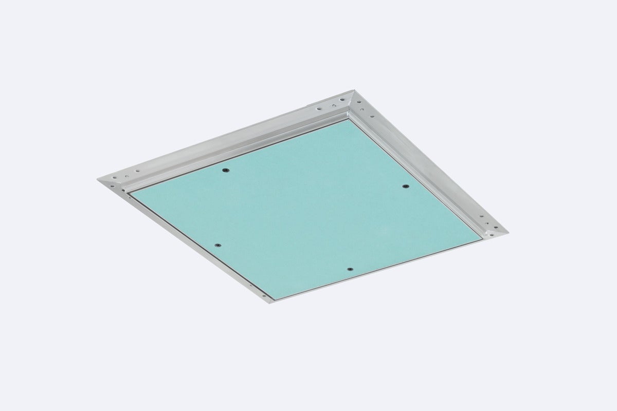 Alçapão alumínio de inspeção FETNova 500X500 mm | Inserção de gesso cartonado H2, 12,5 mm | Montagem em parede e teto | Unidade de venda: 1 - 2