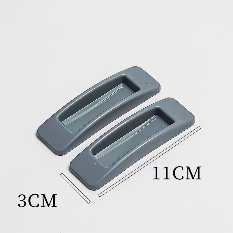 4 sztuki - Uchwyt do drzwi przesuwnych - 10,9*3,3*1,4cm - Uchwyt do mebli - Łatwy w montażu - Samoprzylepny