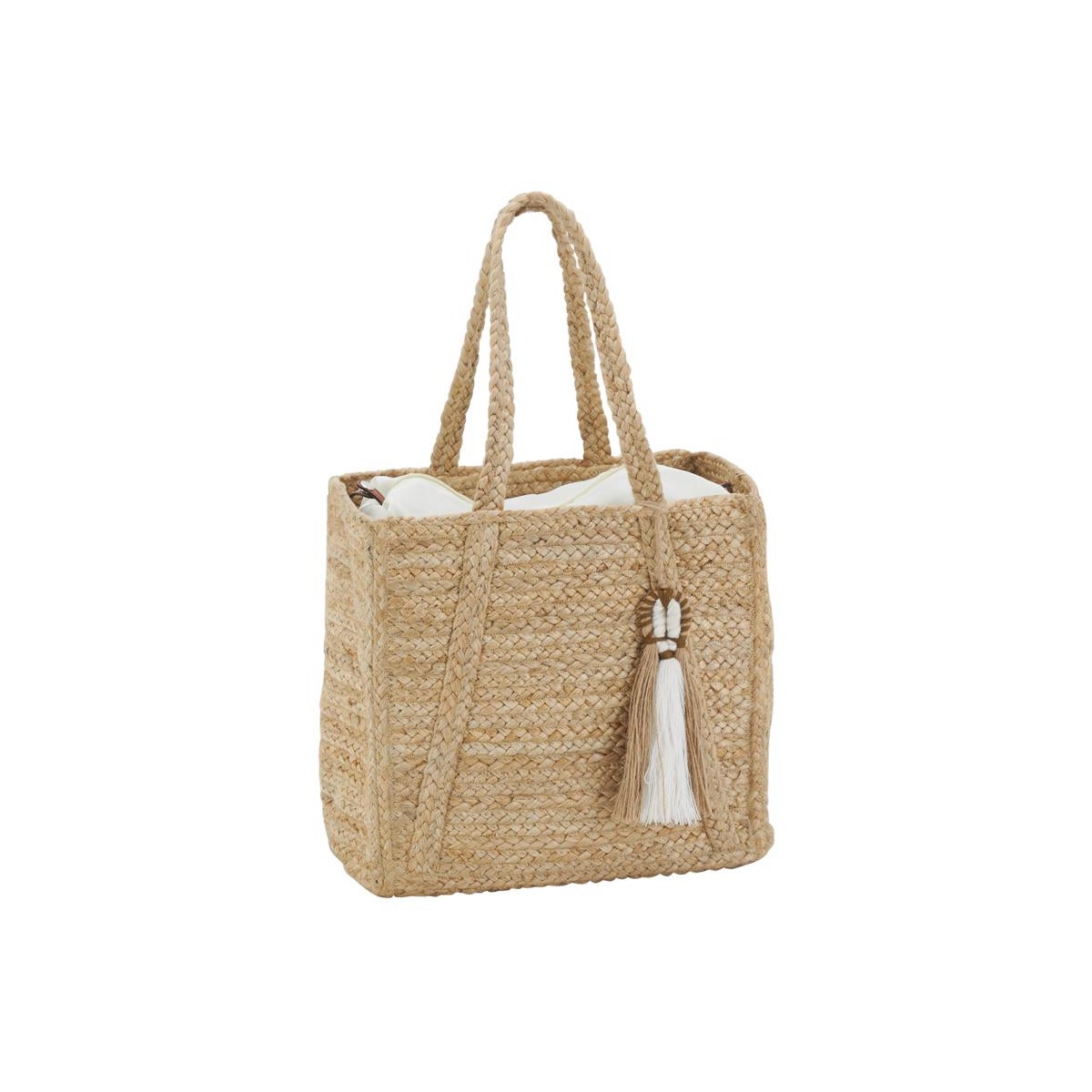 Hotte de Noël en Jute Aubry Gaspard, Sac Cadeau
