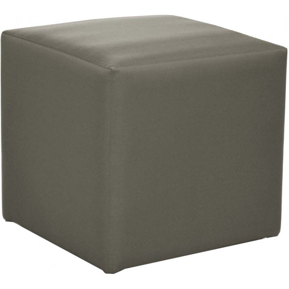 Pouf de jardin en toile Cube Taupe Proloisirs | Leroy Merlin