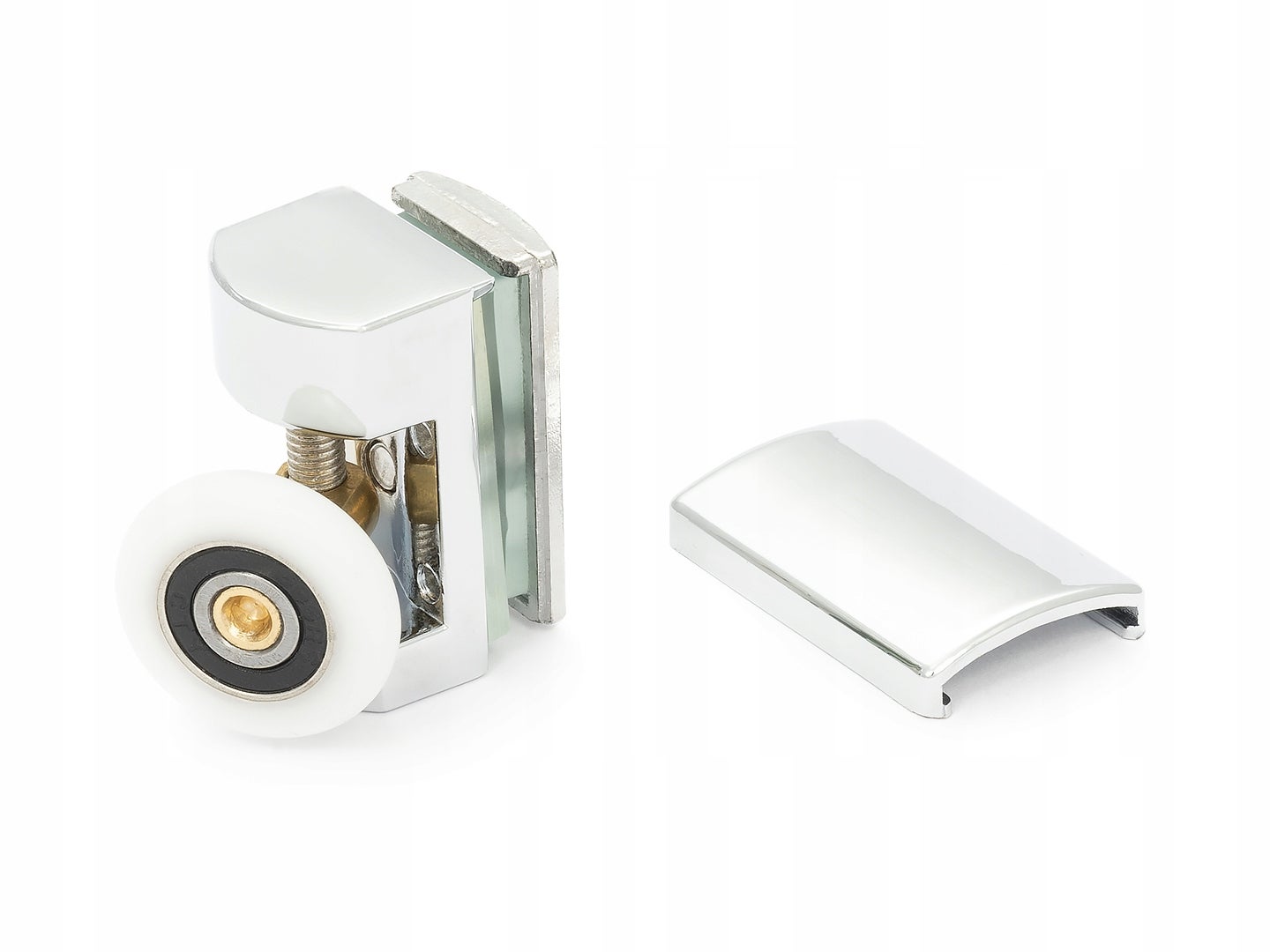 METALOWA SOLIDNA ROLKA ROLKI DO KABINY PRYSZNICOWEJ GÓRNA POJEDYNCZA 25 MM - 2