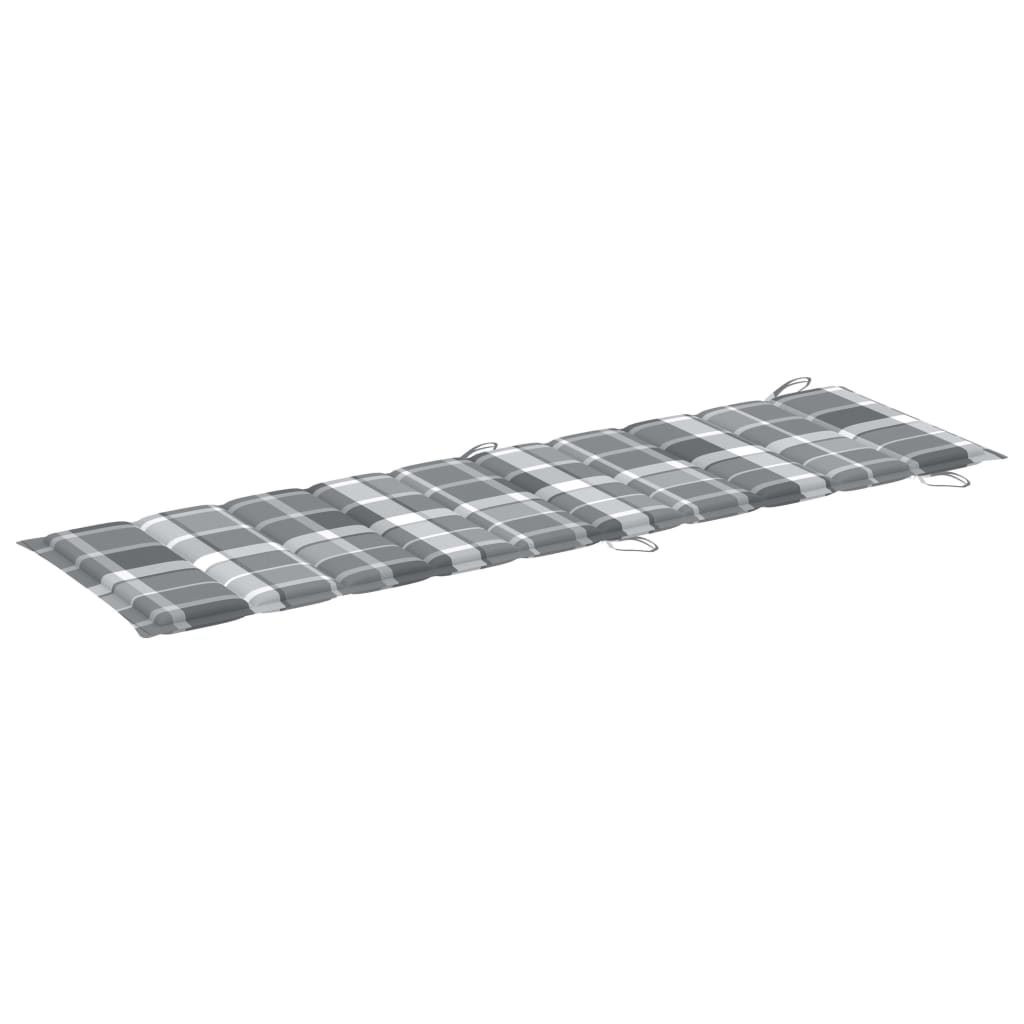 Lot de 2 transats chaise longue bain de soleil lit de jardin terrasse meuble d'extérieur avec table et coussins acacia s - 7