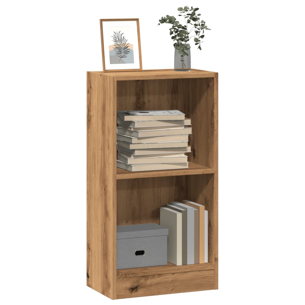 Bibliothèque pour Séjour en Bois Marron H. 24 x l. 40 x P. 24 cm - 2