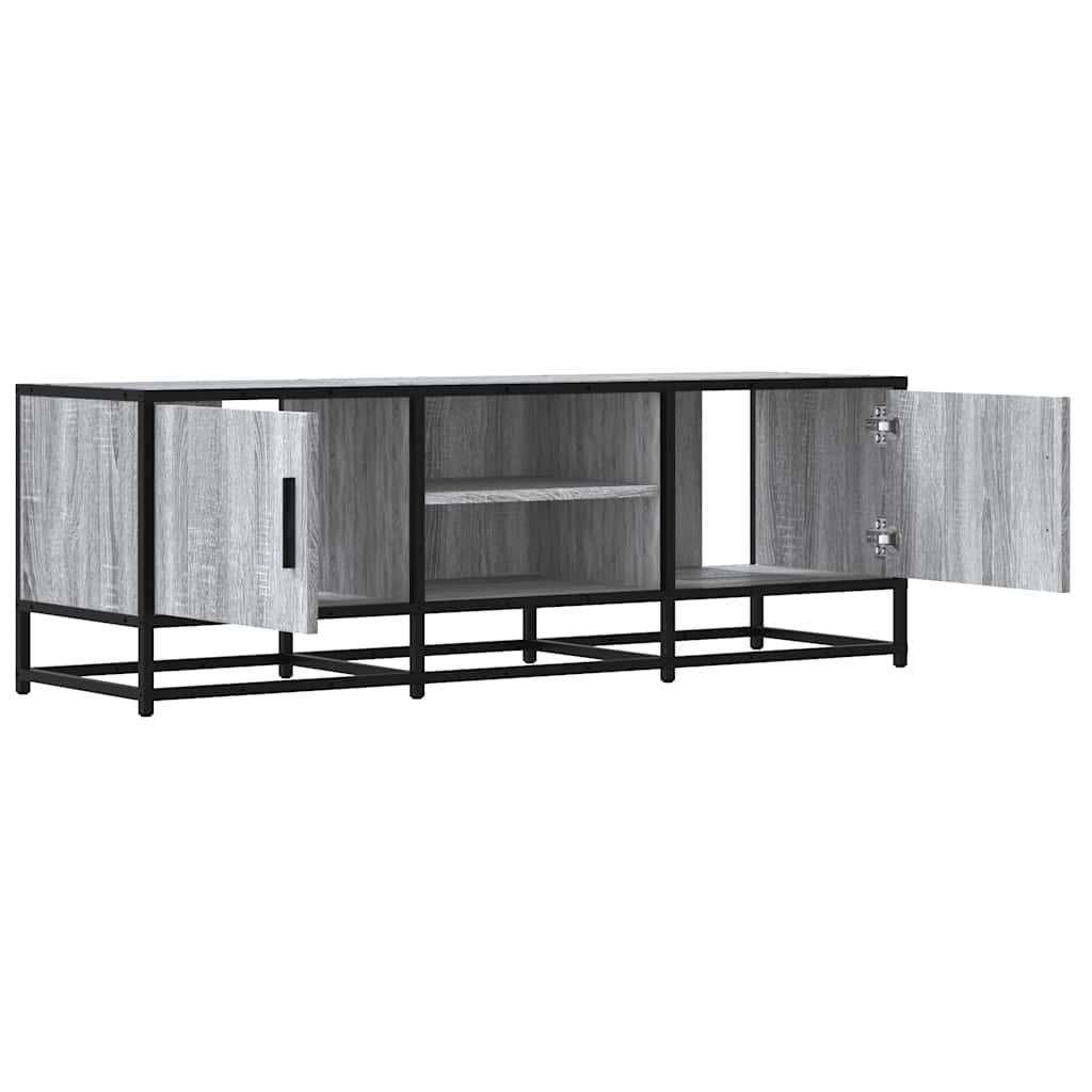 Maison Exclusive - Meuble TV sonoma gris 120x35x41 cm bois d'ingénierie et métal - 7