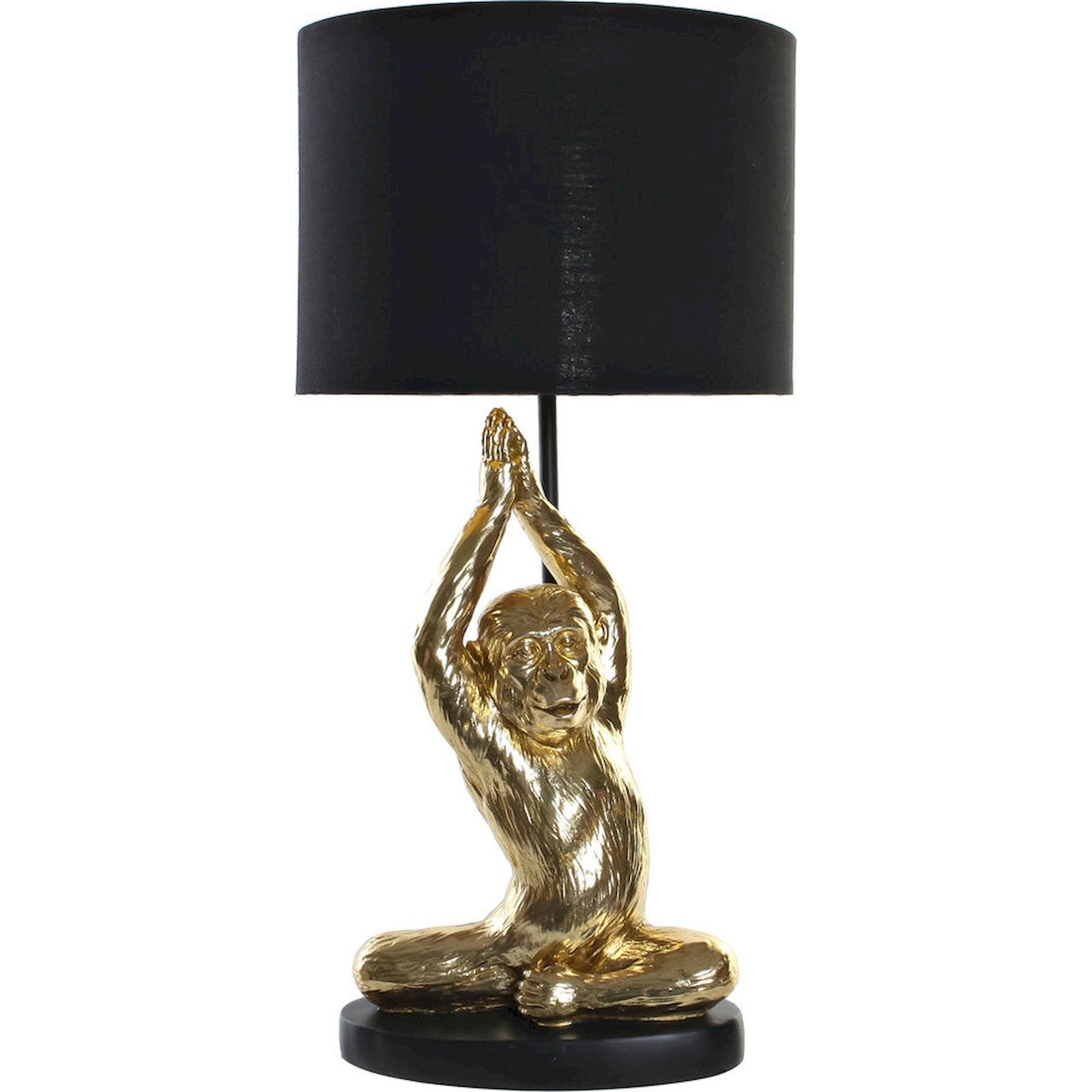 Lampe De Salon Design Singe Dor Unique 25 X 25 X 49 Cm Dor Et Noir Lampe de salon design singe dor unique 25 x 25 x 49 cm dor et noir
