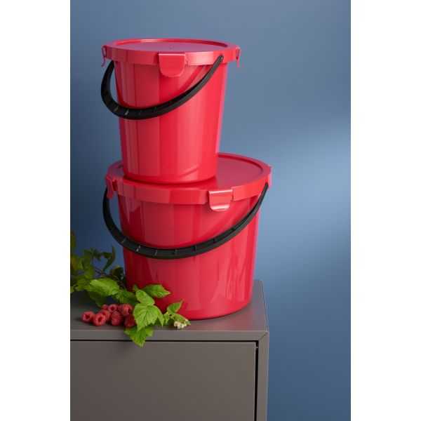 Seau avec couvercle 10 litres - Bleu - 3