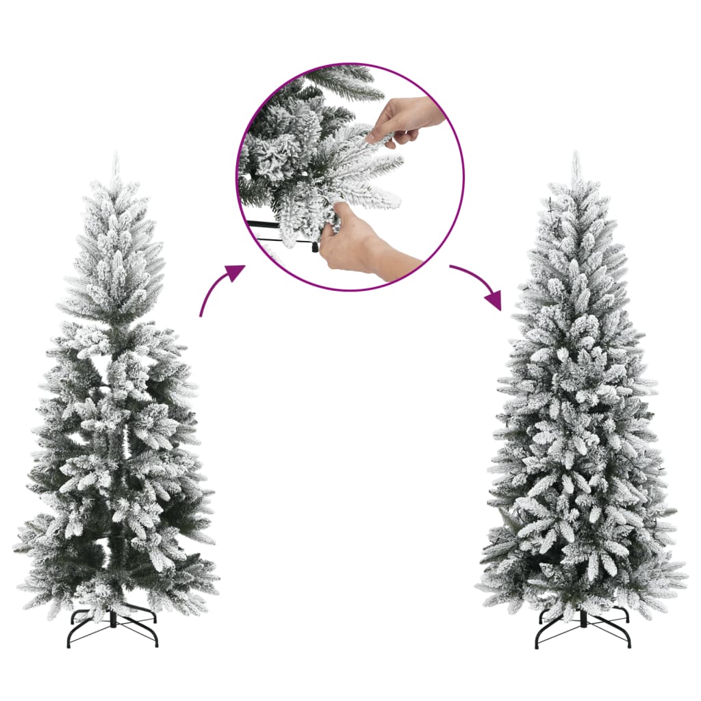 árvore de natal artificial com neve 150 cm – ComfortXL - 4