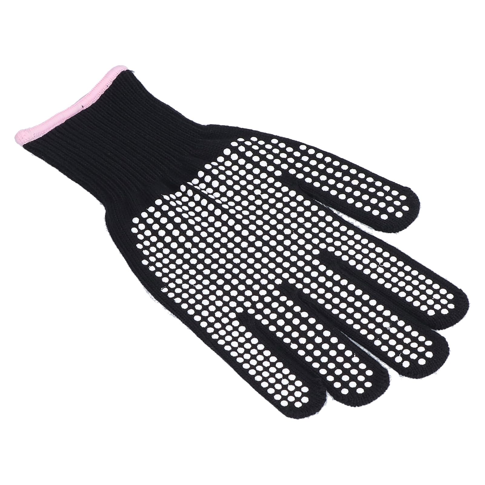 Lot de 4 gants résistants à la chaleur, mitaines anti-brûlures résistantes aux hautes températures avec bosses en silicone (bord en poudre de silicon - 5