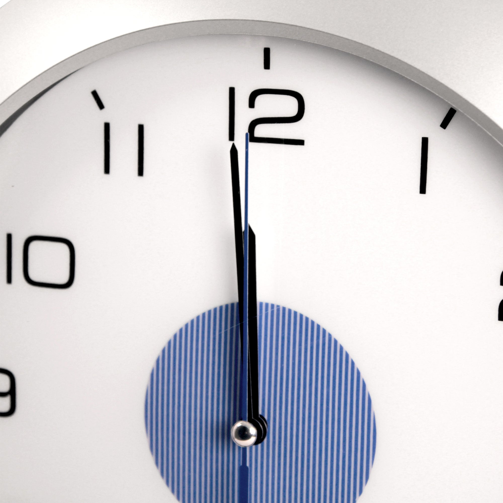 Orologio da parete luminoso LED radiocontrollato FISHTEC Ø30 cm 3 modalità di illuminazione Silenzioso ABS 4 pile AA Decorazione muro - 6