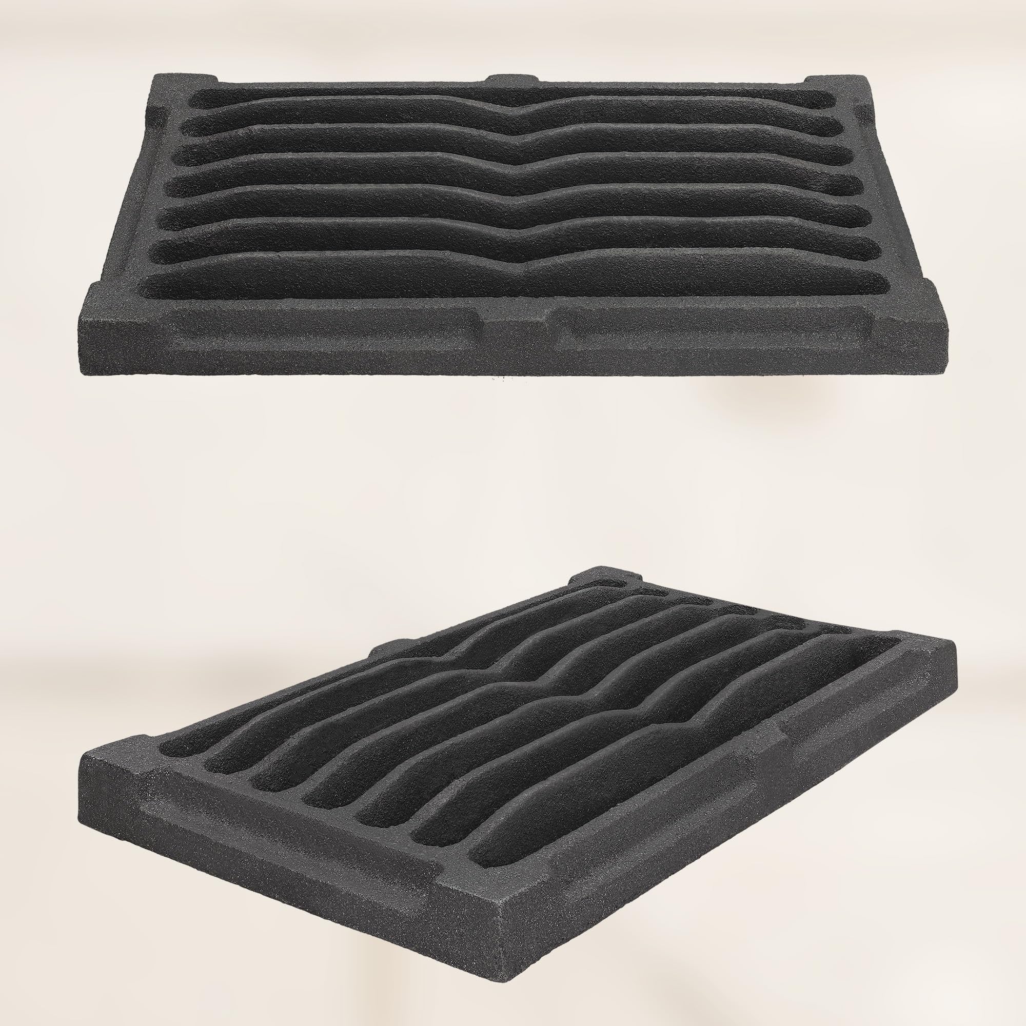 Grille de Cheminée en fonte 27 x 15,5 cm - Grille en fonte carrée - Résiste aux températures élevées - KOTARBAU - 7