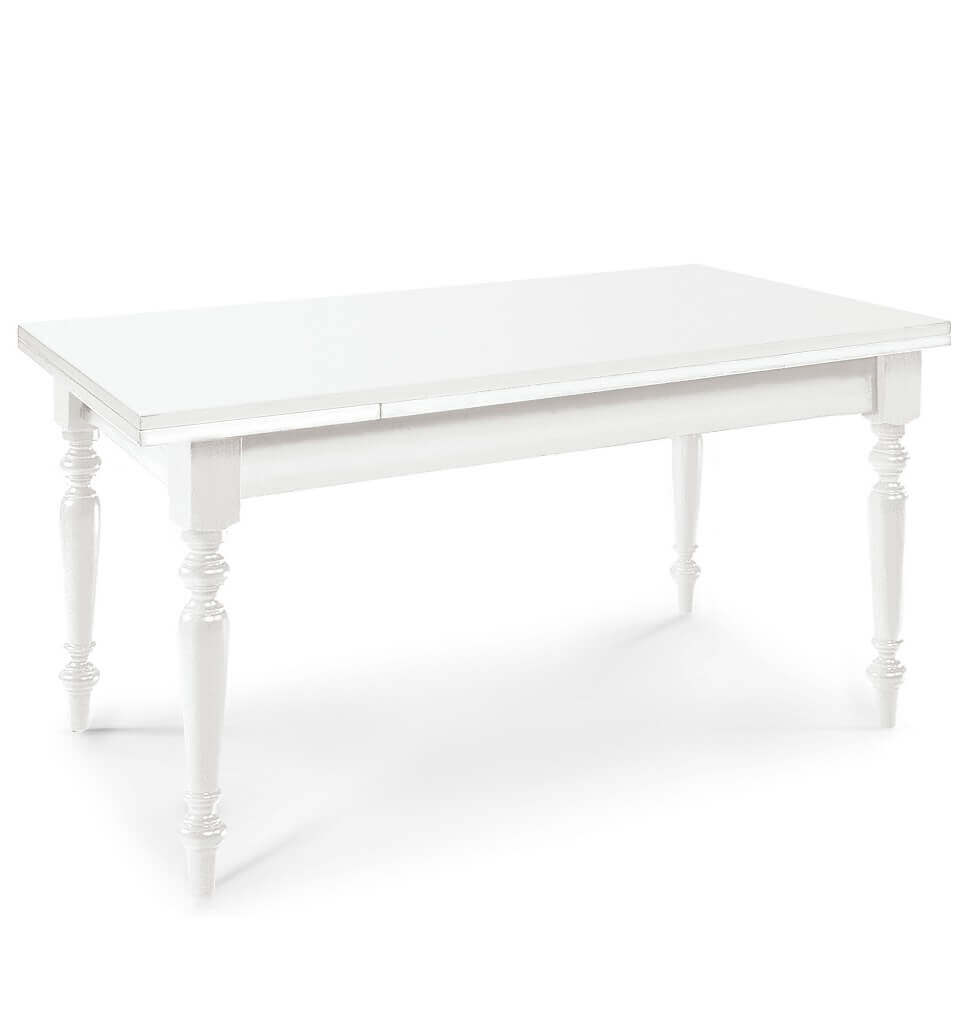 Libreria In Legno Massello Bianca Milani Home - 120x40x210 Cm, 5 Ripiani, Stile Arte Povera - 2