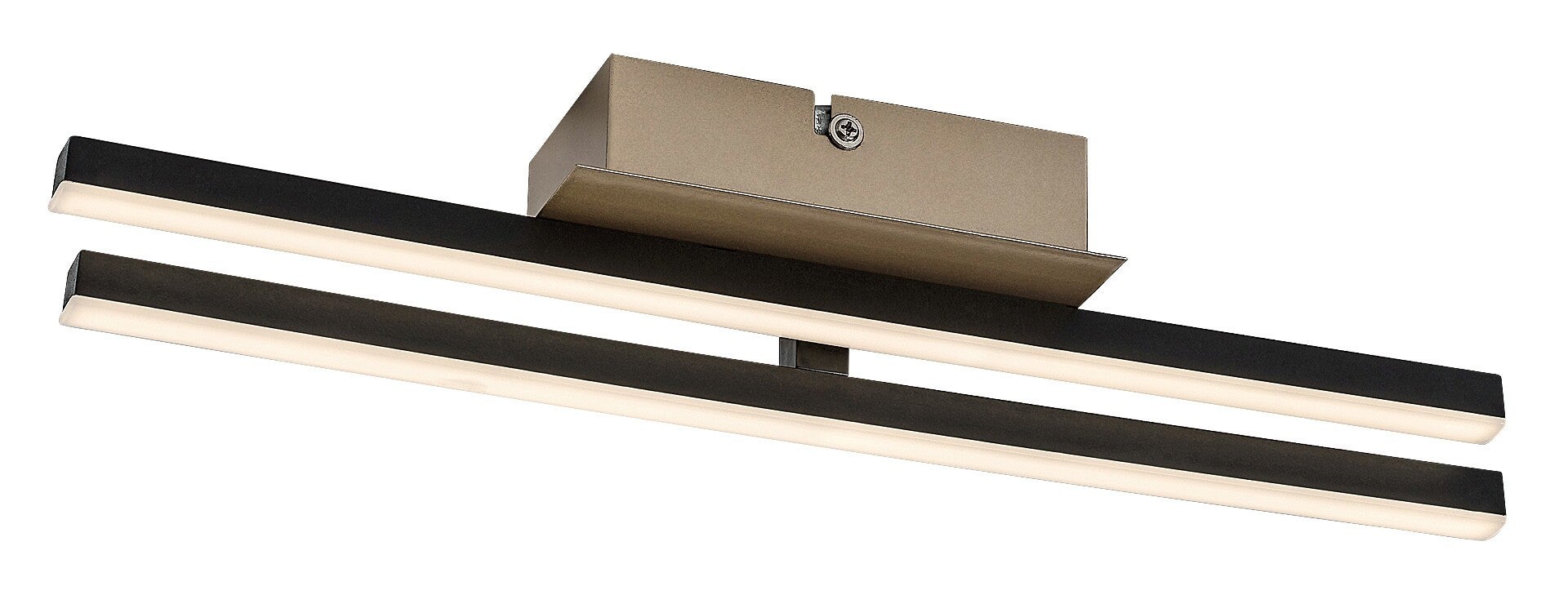 Lampa sufitowa wisząca Demir czarno-złota-biała LED 16W 4000K 1200lm nowoczesna wym: 7,5 x 41 x 13 cm metal Rabalux