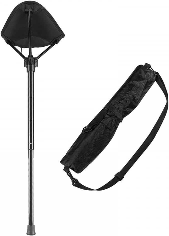 Przenośny składany stołek, chowany stołek, lekki, regulowany pod względem wysokości stołek podróżny, stołek kempingowy do wędkowania/zajęć w pomieszcz