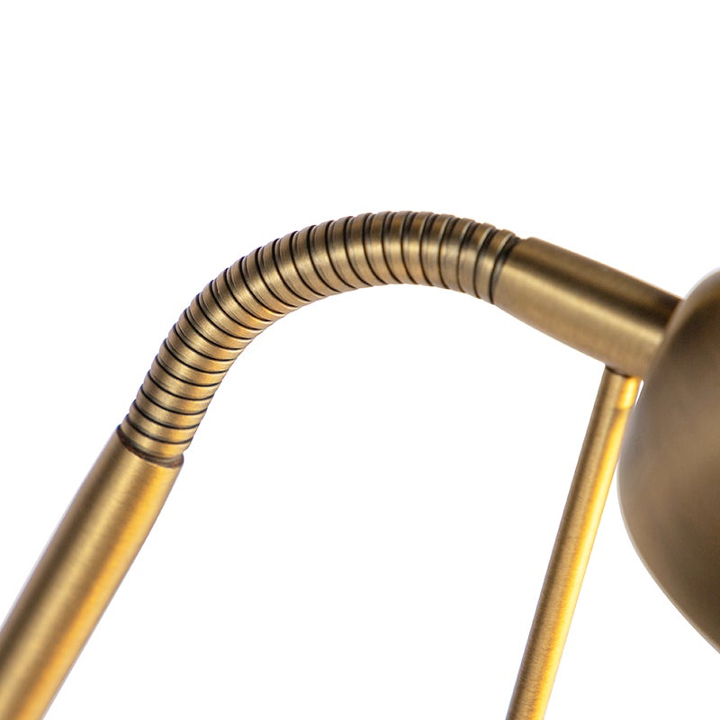 LED Dimmable Lampadaire eclairage indirect variateur inclus diva - 1 lumière - H 1800 mm - Bronze - Moderne - Éclairage intérieur - Salon I Chambre - 7