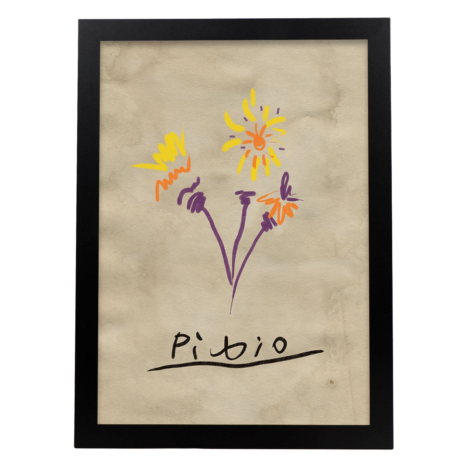 Lamina Artistica Decorativa Con Illustrazione Di Fiori Di Nozze 09 Senza Cornice A3 87648258