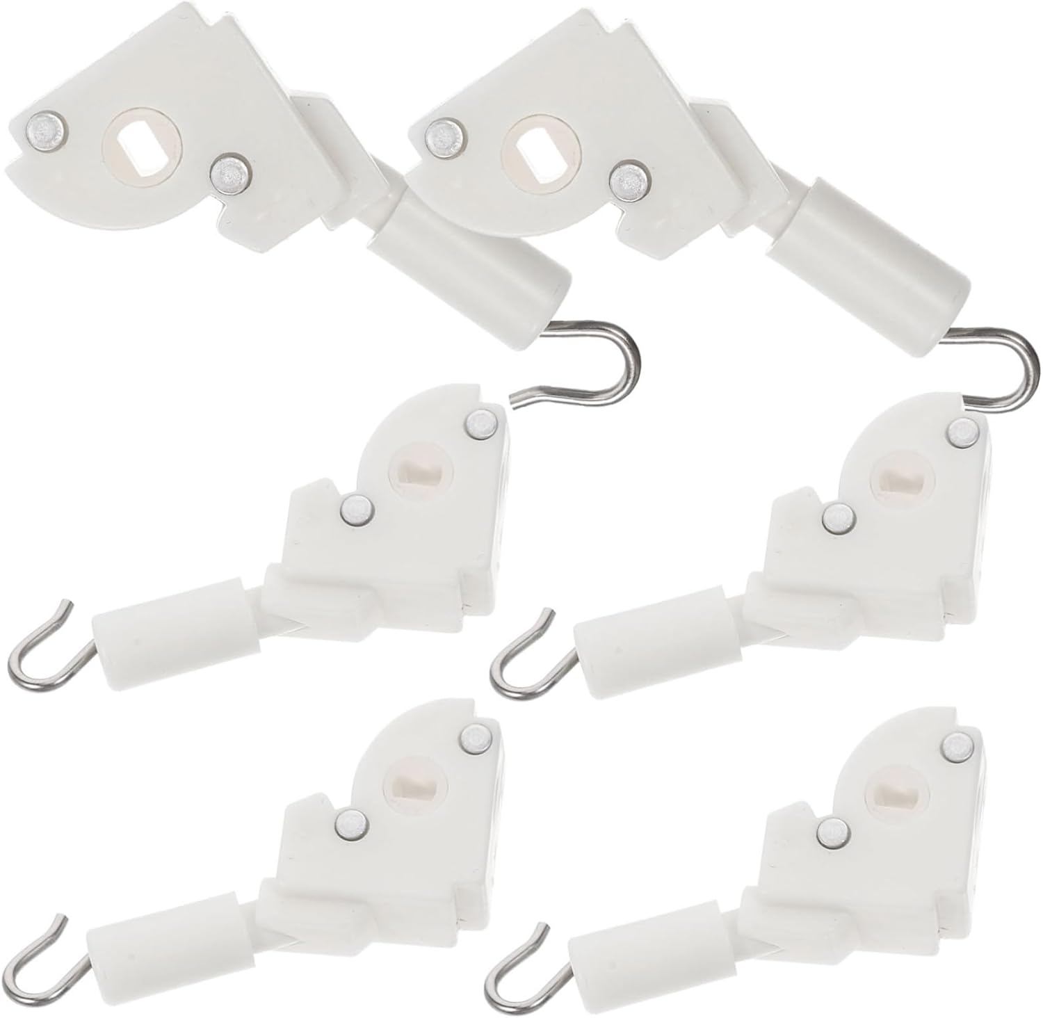 Baguette inclinable pour stores horizontaux à profil bas, mécanisme d' inclinaison, connexion au crochet avec engrenage de forme carrée, stores à rail bas A, 2 pièces  15