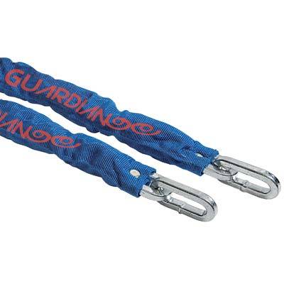 Viro 333.10.150 Semi-Circular Section Chain, Coated With Sheath, Blue