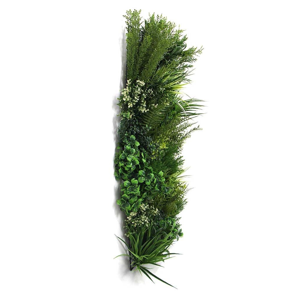 Mur végétal artificiel Premium City 1 - 10 plantes - 1m x 1m - EXELGREEN - 4