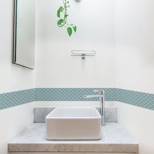 20 Stickers Carrelage Salle De Bain 15x15cm - Autocollants Mosaïque Marocain Étanche Pour Cuisine, Escalier Et Mur