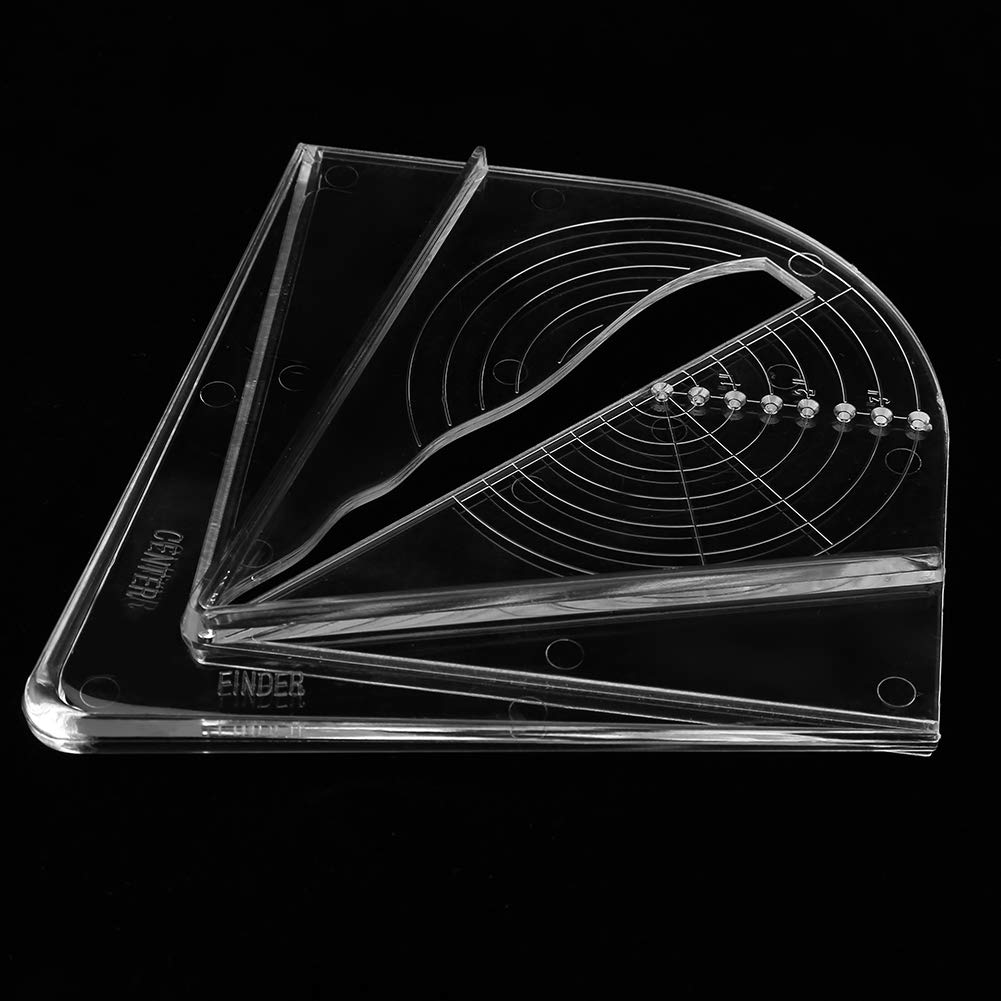 Recherche de centre en plastique pour carré, rond, octogone et sexangle Outil de travail du bois - 7