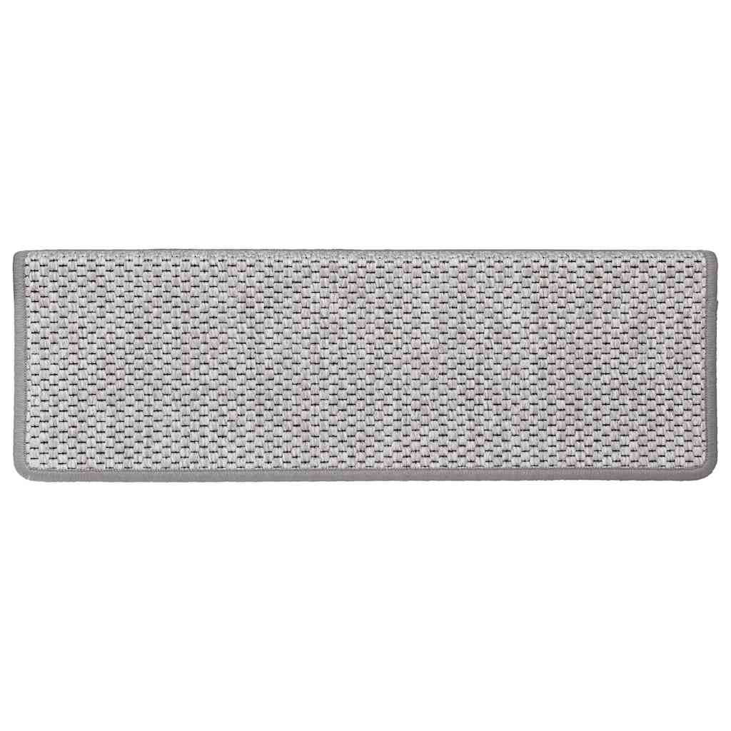 Tapis d'escalier autocollants 30 pcs | Paillasson d'escalier | Tapis de marche 65x21x4 cm platine CFW622579 - 5