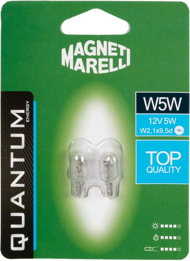 Coppia Lampadine Auto Blu Power In Vetro W5W W2,1X9,5D 12V 5W | Leroy Merlin - Foto 3