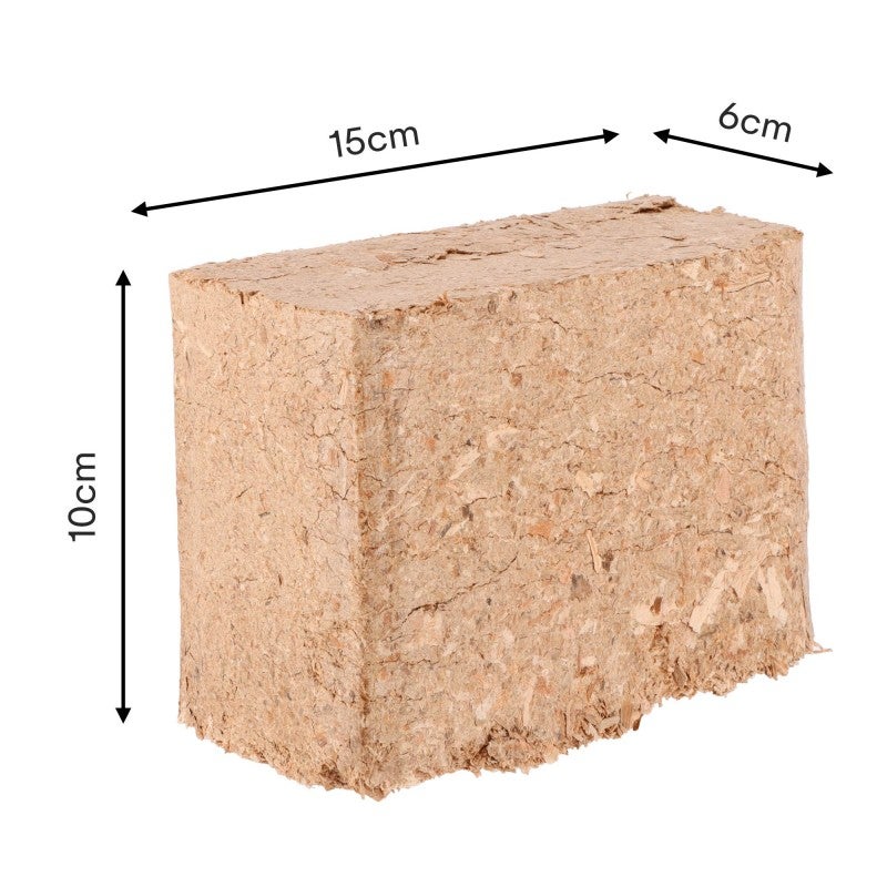 Bûches compressées - 540 bûches - 100% naturelles - 4