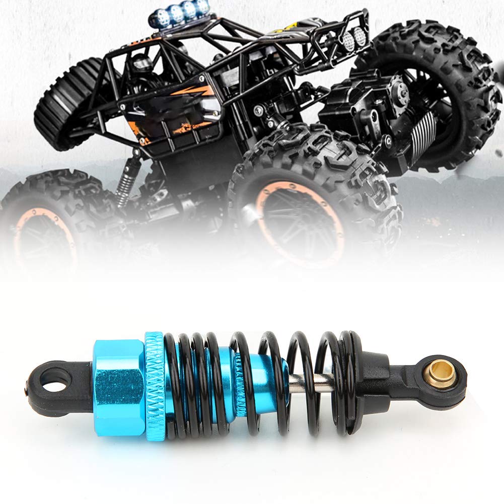 ACCESSORIO AMMORTIZZATORE RC IN LEGA DI ALLUMINIO ADATTO PER AUTO RC DRIFT 1/10 ARGENTO BLU VIOLA PER HOBBYSTI (Blu) - 6