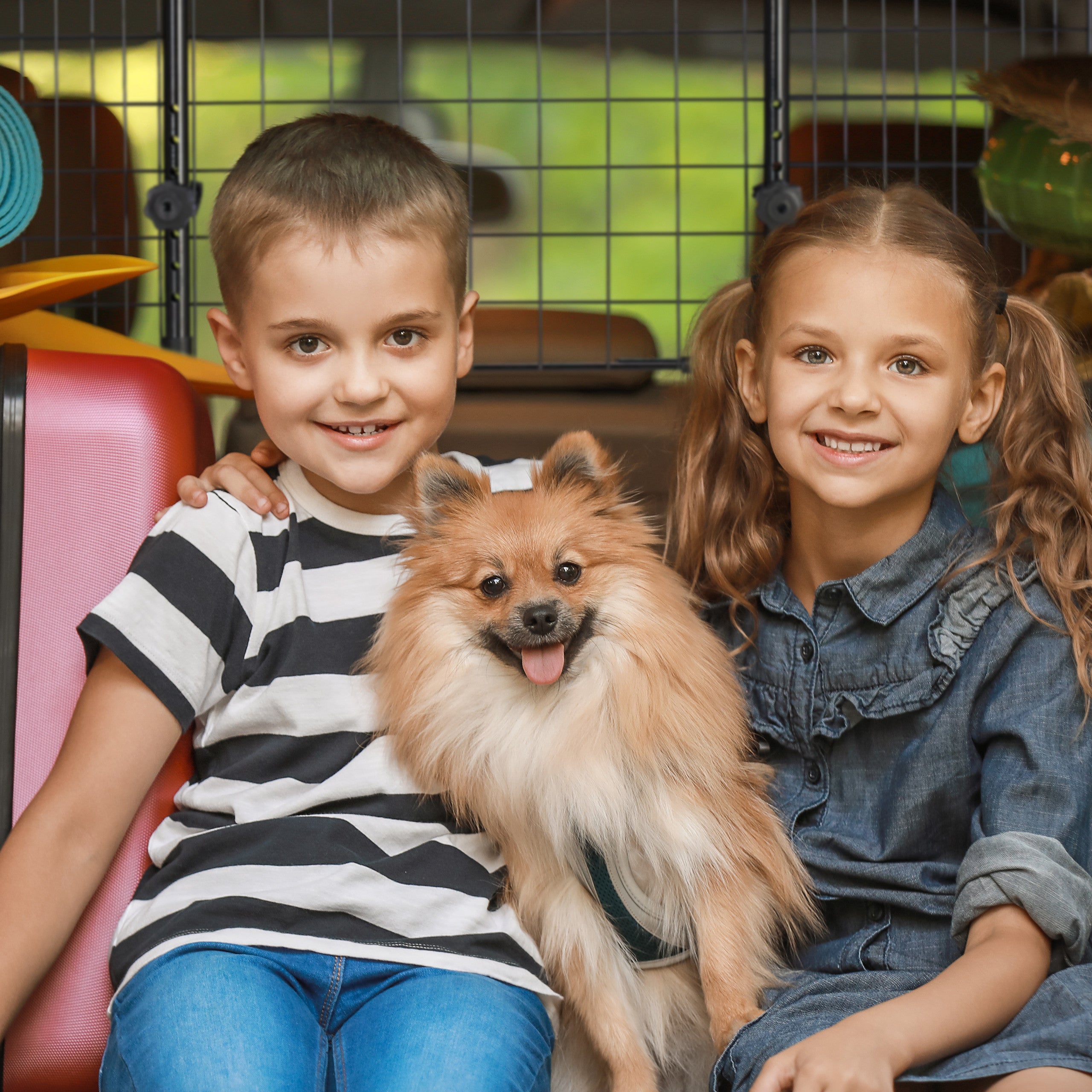 grille de séparation pour chien voiture, barrière universelle, largeur réglable, H x L 40 x 92-157 cm, noir, Relaxdays - 5