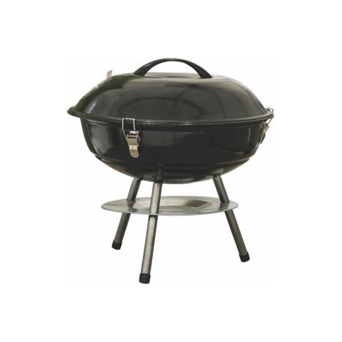 Barbecue Galileo Casa Quadrato Con Coperchio - 42x39 Cm - Nero - Ideale Per Grigliate All'Aperto - 4