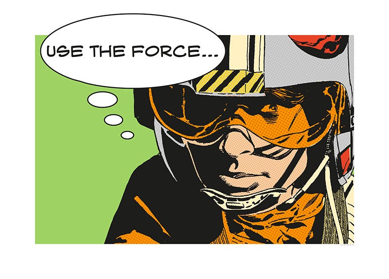 Poster d'art de Komar - Star Wars Classic Comic Quote Luke - Taille: 70 x 50 cm - 2