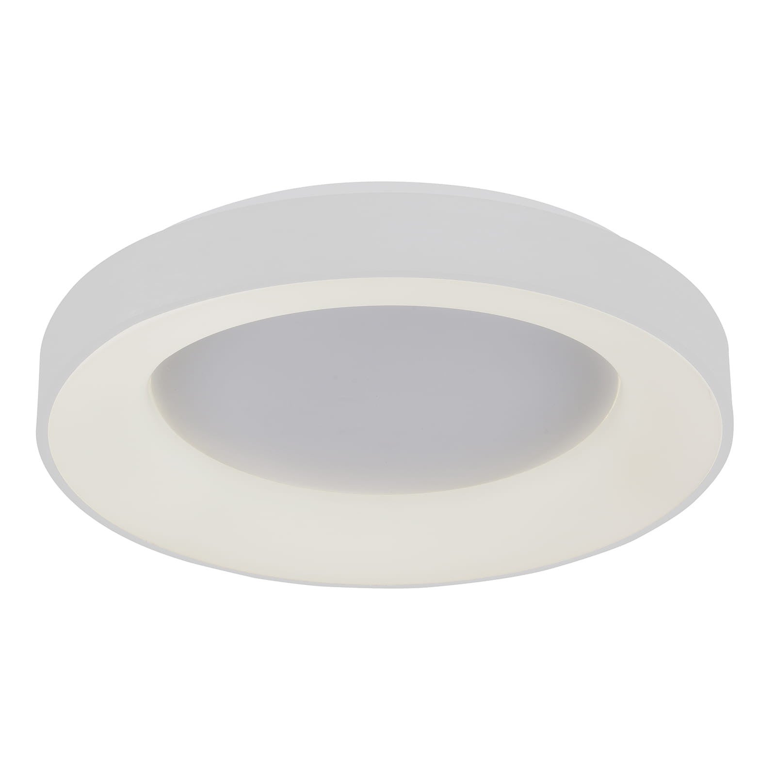 Plafon okrągły GIULIA LED 40W Ciepła biel 2200lm biały wym:9x48x48cm IP20 Italux