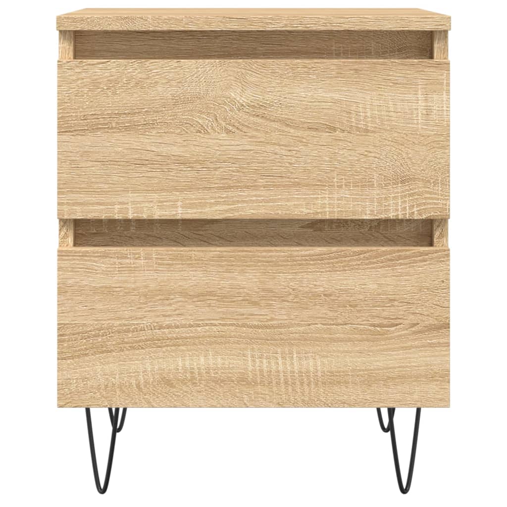 Table de chevet chêne sonoma 40x35x50 cm bois d’ingénierie - 4