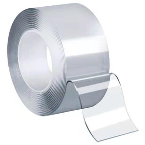 Nastro Biadesivo Extra Forte - 3m X 3cm - Trasparente E Rimovibile - Fino A 18 Kg - Foto 9