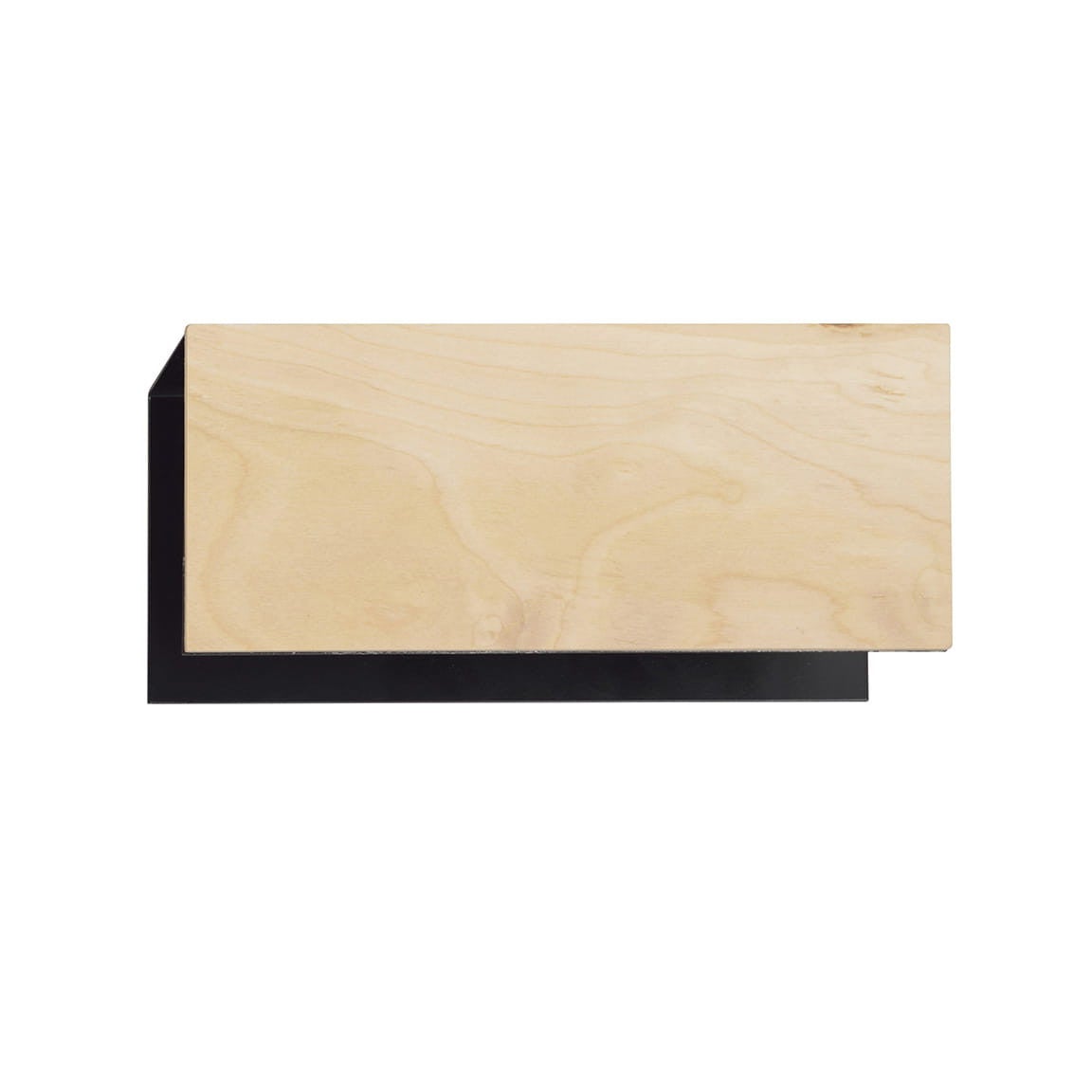 Kinkiet ścienny Carlo jasne drewno-czarny 1xE27x15W wym: 10 x 24 cm metal IP20 Emibig