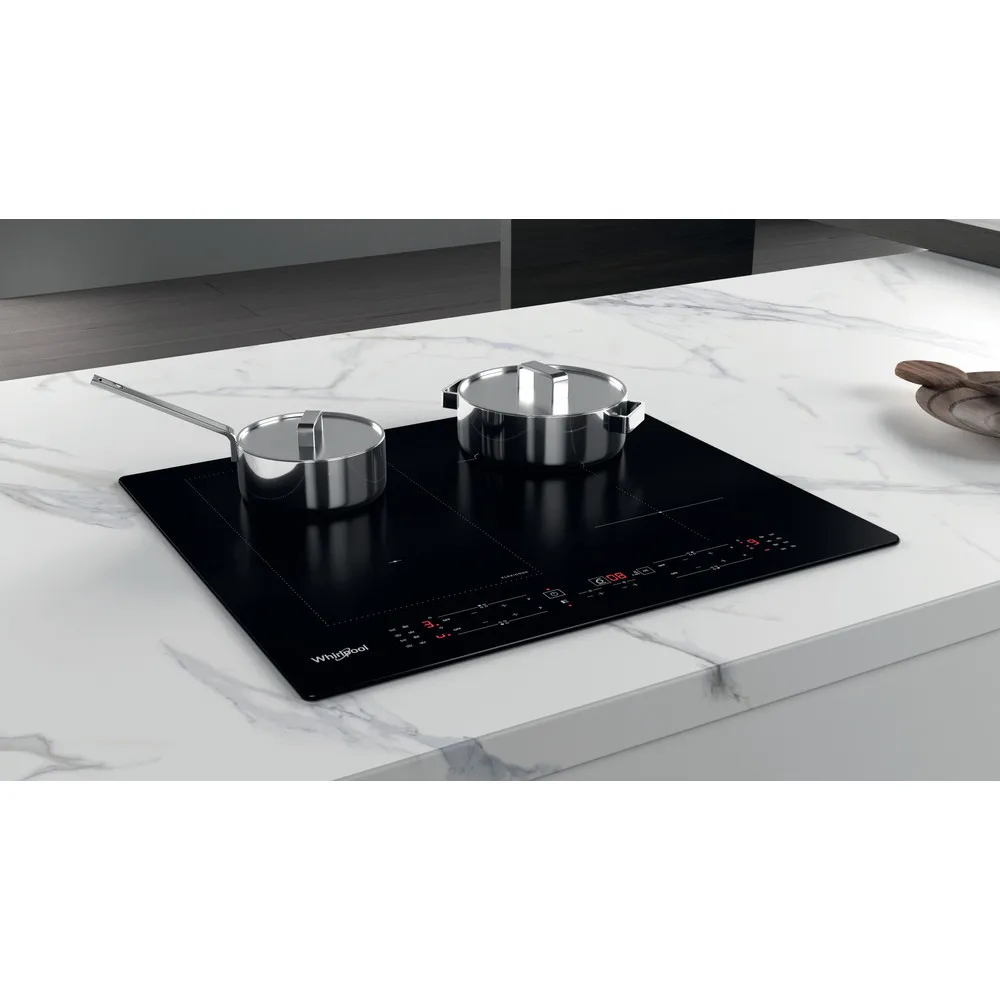 Table de cuisson encastrable Whirlpool WL B8160 NE Noir 59 cm Induction 4 feux - 8