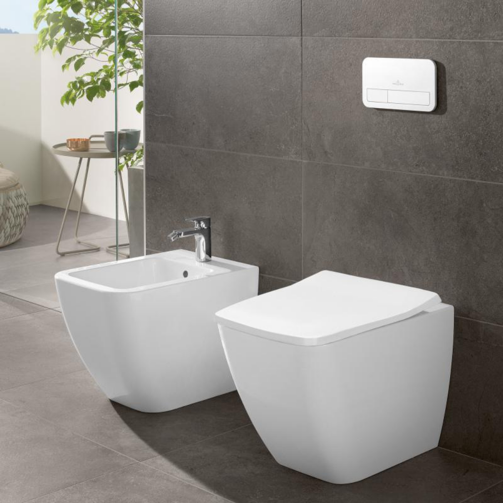 Plaque de commande VILLEROY ET BOCH ViConnect E200 blanche - 3