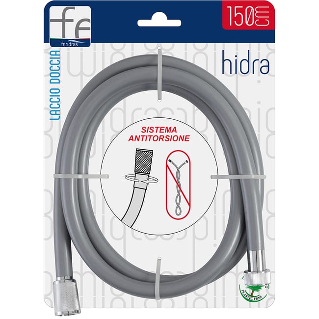 Oupukle Flessibile Doccia 1,25m Tubo Doccia In Acciaio Inox 304 Con Doppia Protezione Antitorsione Tubo Flessibile Per Doccia Anti-esplosione E Resistente Ad Alta Temperatura, Con Raccordi In Ottone