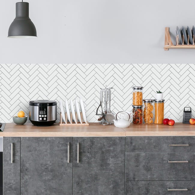 Paraschizzi Da Cucina Pieghevole 4 Lati - Lamiera Zincata Antiacido, 76x30x40 Cm, Nero, Per Fornelli E Pareti - Foto 2