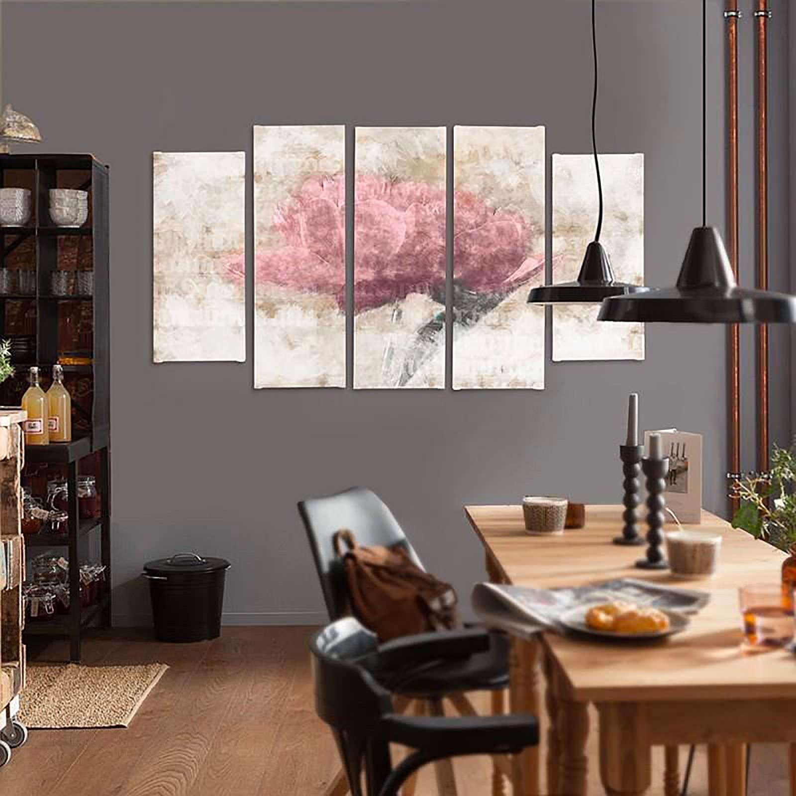 Tableau pastel fleuri - 300 x 140 cm - 4