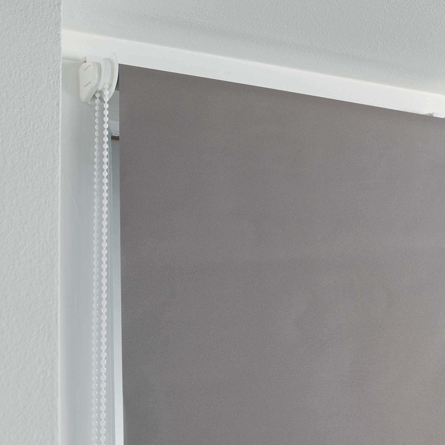 Store Enrouleur Occultant Uni et Coloré - Taupe - 60x180 cm - Polyester - 4