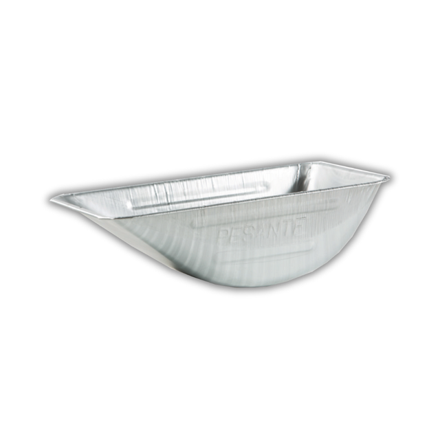 Vasca Zincata Carriola 100 Litri 250 Kg - Vasca Zincata Con Pneumatici Antiforatura Carriola Da Giardino - Foto 4