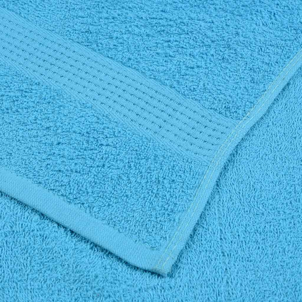 Serviettes de douche 10pcs turquoise 70x140cm 360g/m² 100%coton - COMFORTXL - 6