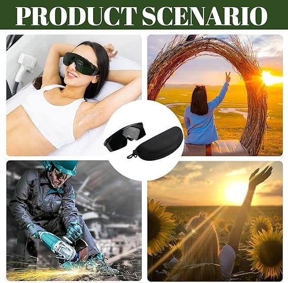 Lunettes de Protection Laser et Lumière Pulsée IPL 190-540nm, UV, Réglables, pour , Pulse Protect - 3