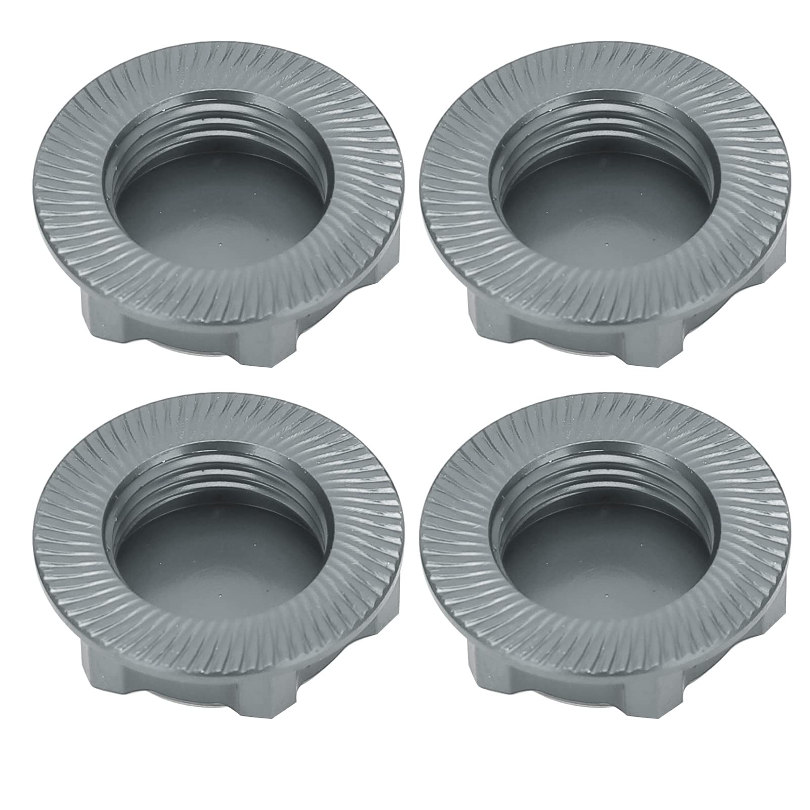Écrous De Roue En Alliage D’aluminium M12 – Compatible Voiture RC 1/8, Clé 17 Mm, Pièce Upgrade (argenté) - 12