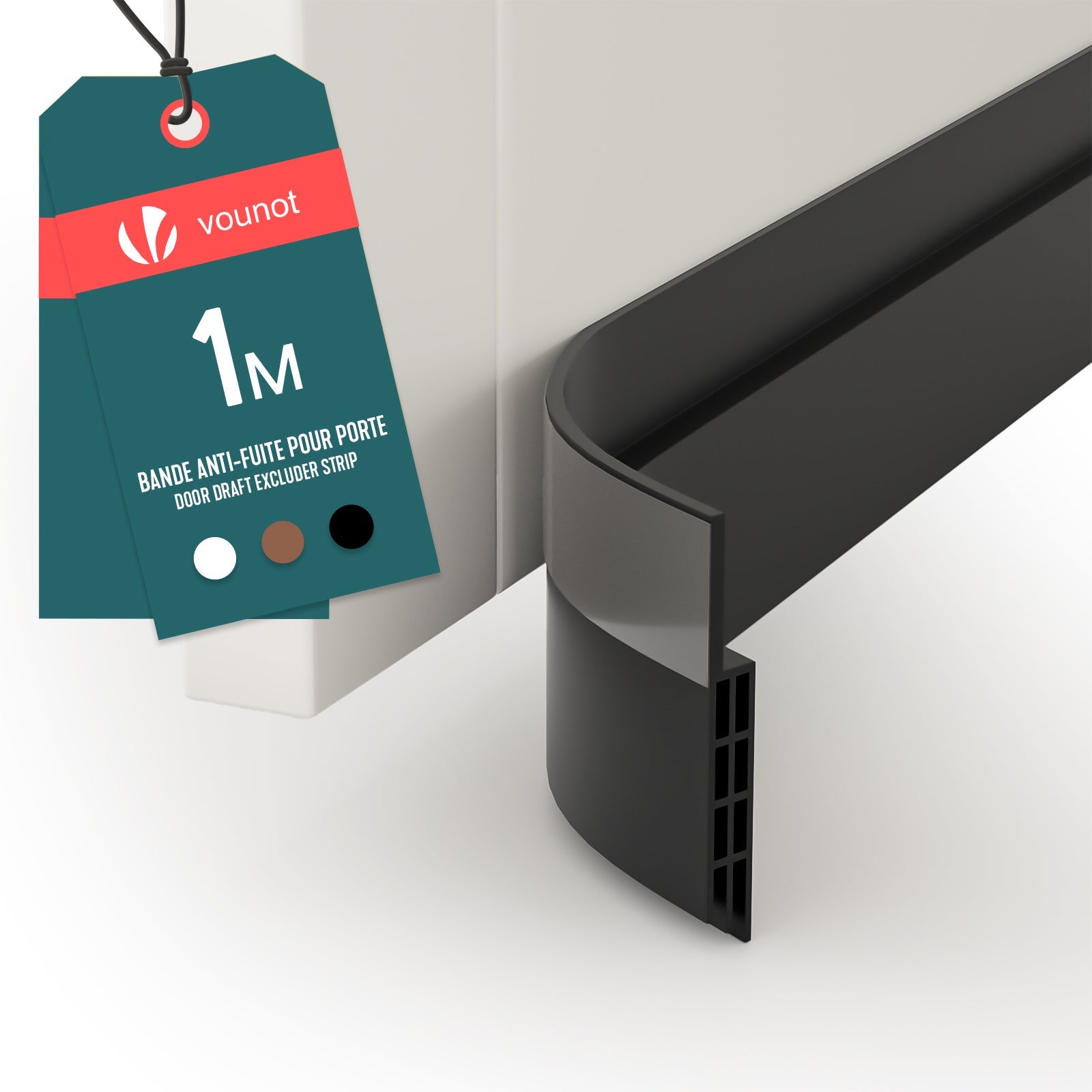 Bas de porte isolant 100cm découpable Boudin de porte coupefroid — free download