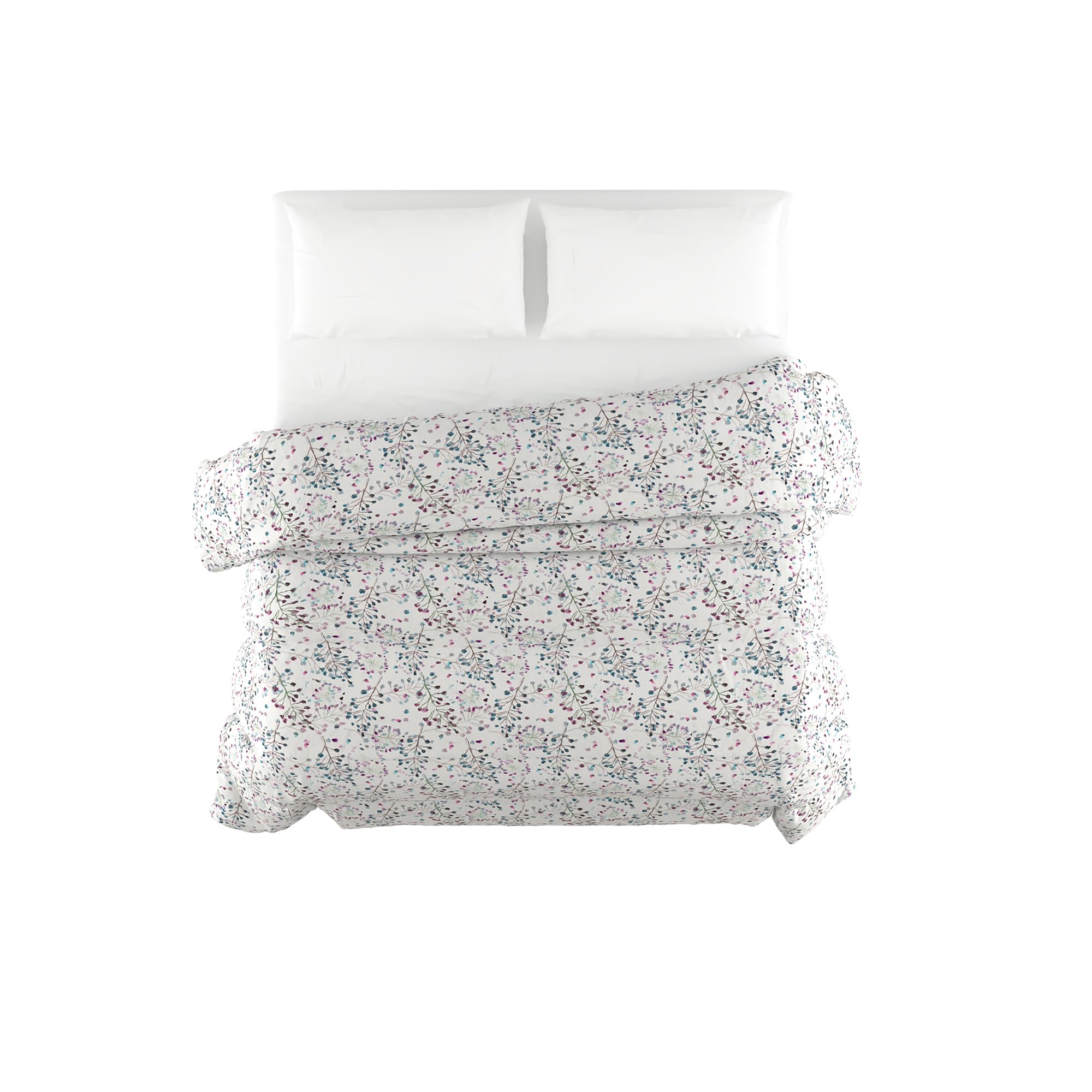 TRAPUNTA BASIC INVERNALE STAMPATA MATRIMONIALE, FLOR - 3