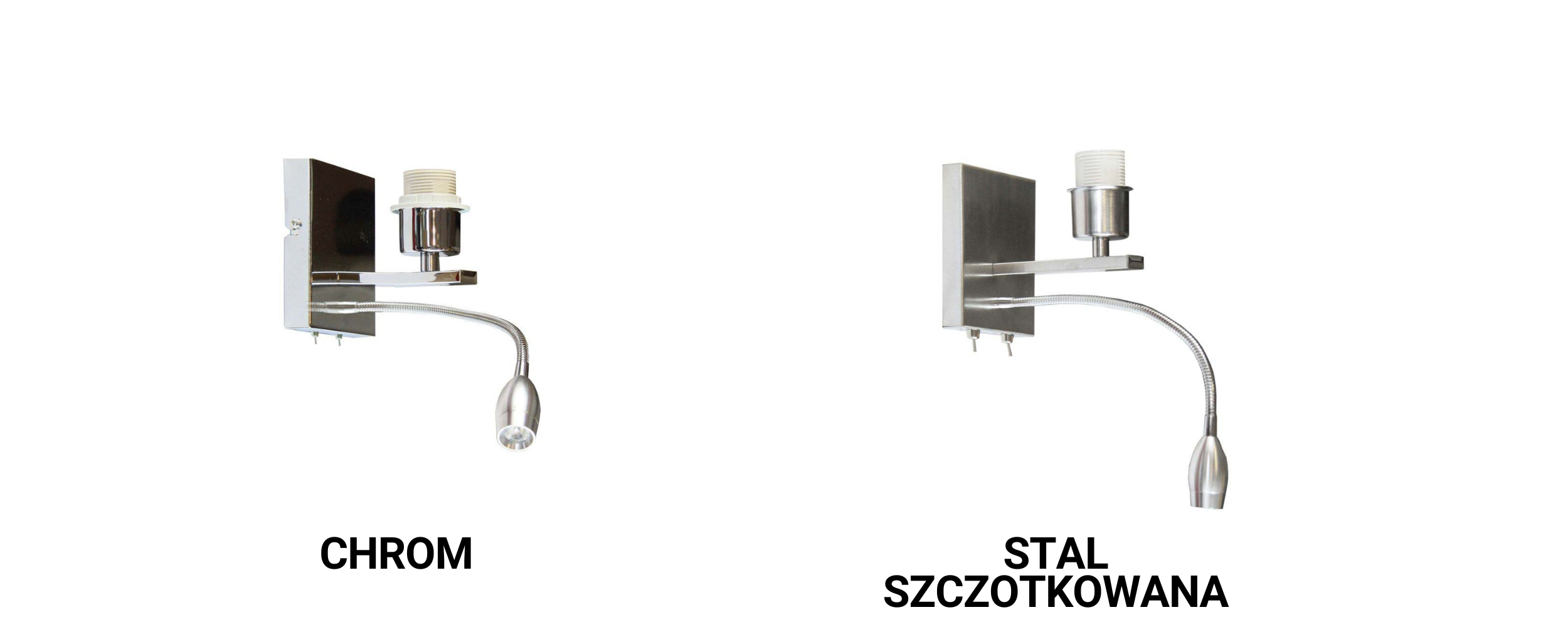 Kinkiet LED lampa ścienna lampa na ścianę z abażurem walec MOTO - 4