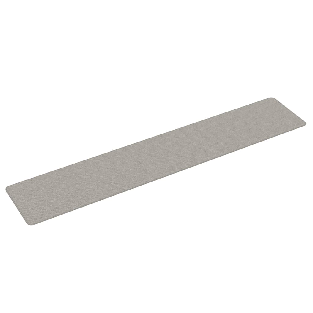 Alfombra de pasillo   tapete de pasillo con aspecto de sisal gris taupe 50x250 cm cfw65341