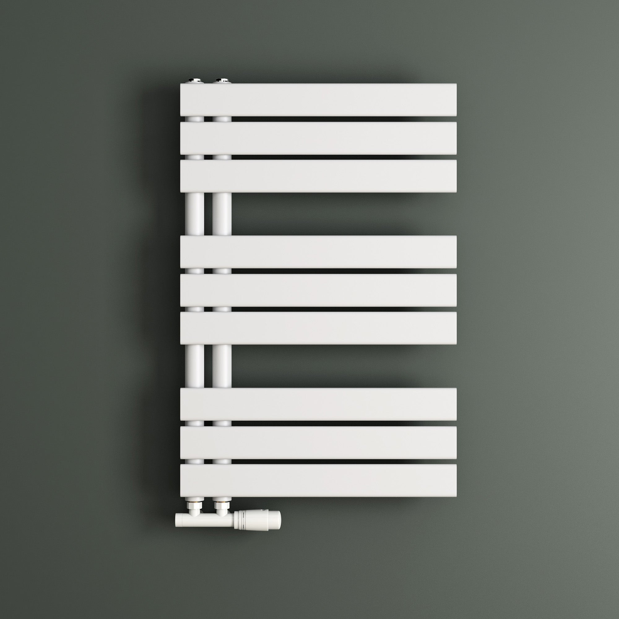 Radiateur à Eau Chaude Mural Mai & Mai 50x120 Gris Noir En Acier